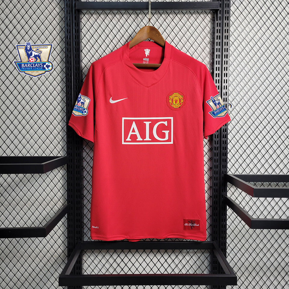 2007/08 Manchester United Home kit