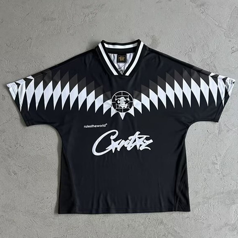 2024 Corteiz Jersey T-shirt No. 18 Black