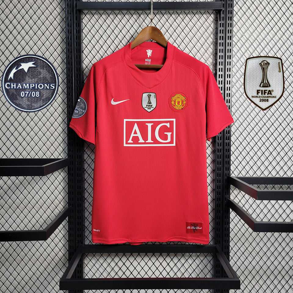 2007/08 Manchester United Home kit