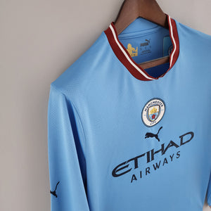 22/23 long sleeve Manchester City home