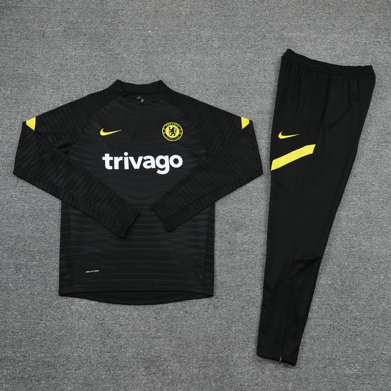 21/22 Chelsea Black Training Suit