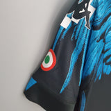 21/22 S.S.C. Napoli black blue Kappa × Marcelo Burlon kit