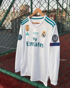 2018 Real Madrid Final KYIV Long sleeves kit