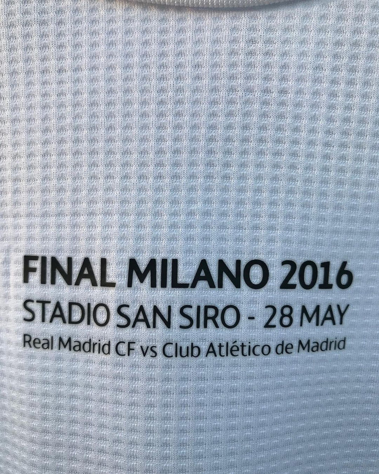 2016 Real Madrid Final Milano home kit
