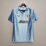 1990-1991 napoli home retro kit