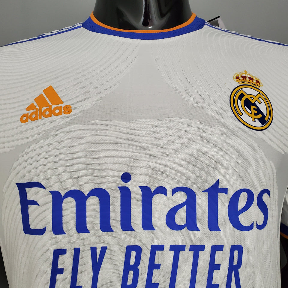 2021 2022 Real Madrid Home player version kit