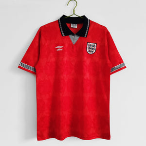 1990 England Red retro kit