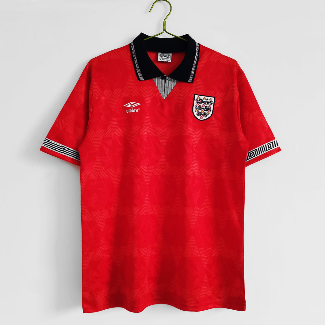 1990 England Red retro kit