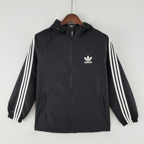 Windbreaker Adidas Black and White