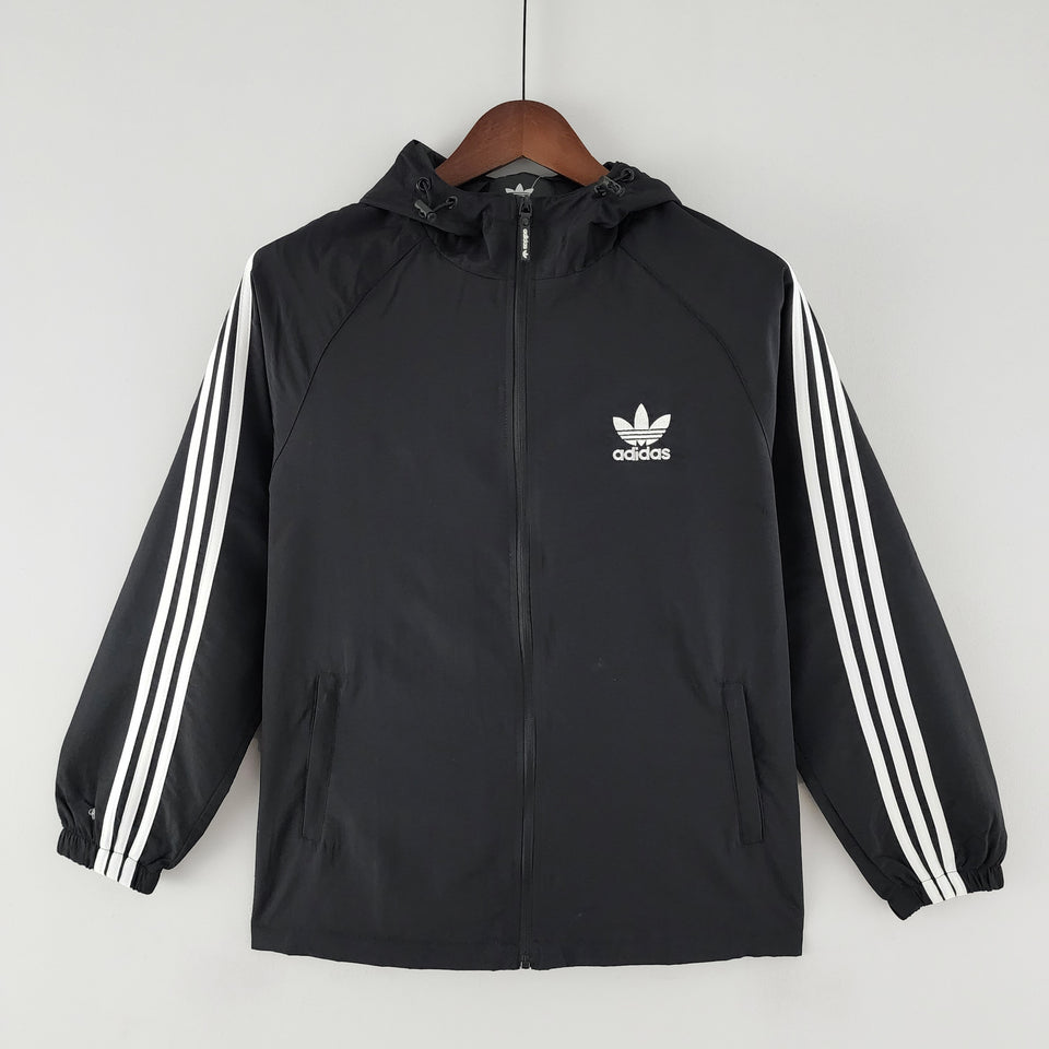 Windbreaker Adidas Black and White