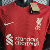 22/23 Liverpool Home Match worn kit
