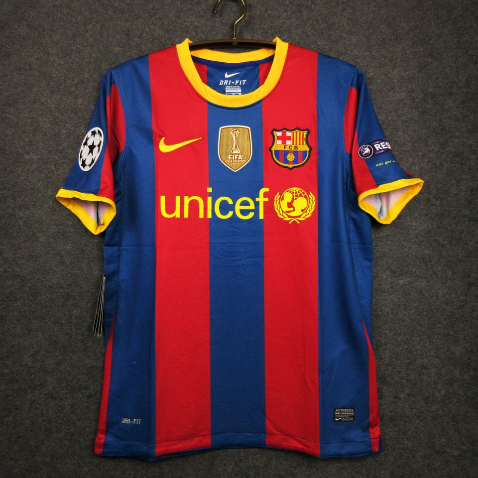 2010/11 Barcelona Final London Home kit