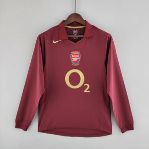 2006/07 Arsenal Home Long Sleeve kit