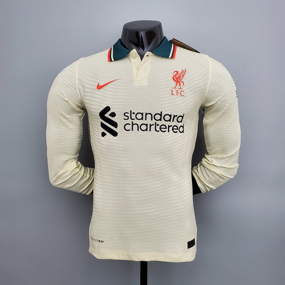 21/22 player version long sleeve Liverpool away