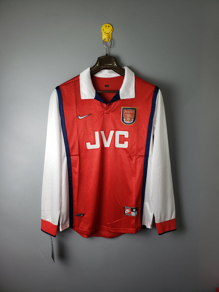 1998 arsenal home retro kit Long sleeves