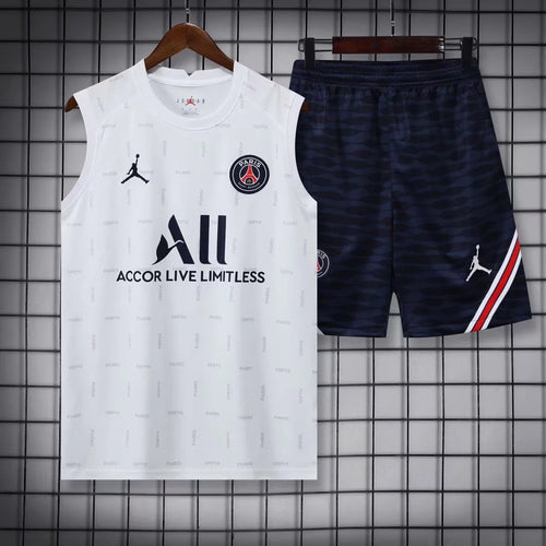 22/23 PSG Pre-Game Training Suit White Spotted