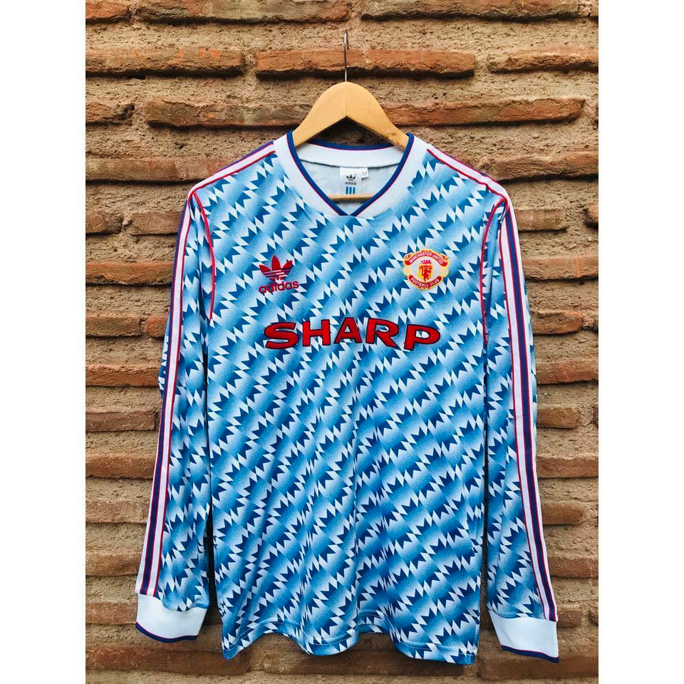 1990-1992 Manu away retro kit- long sleeves