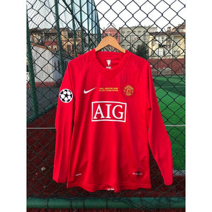 2007-2008 Manchester United kit Long sleeves