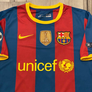 2011 David Villa Barcelone Jersey Champions League Barcelone kit