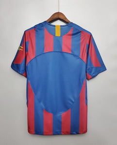 2005-2006 Barcelona home retro kit