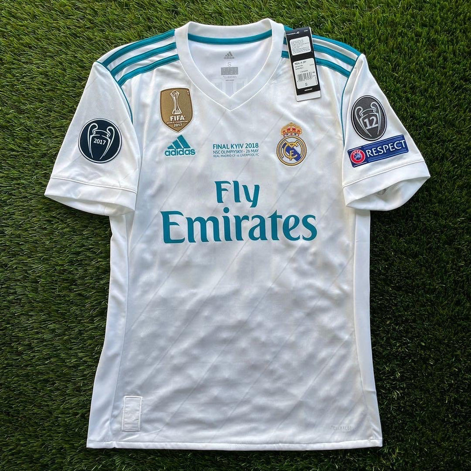 2017 2018 Real Madrid Final KYIV Home kit